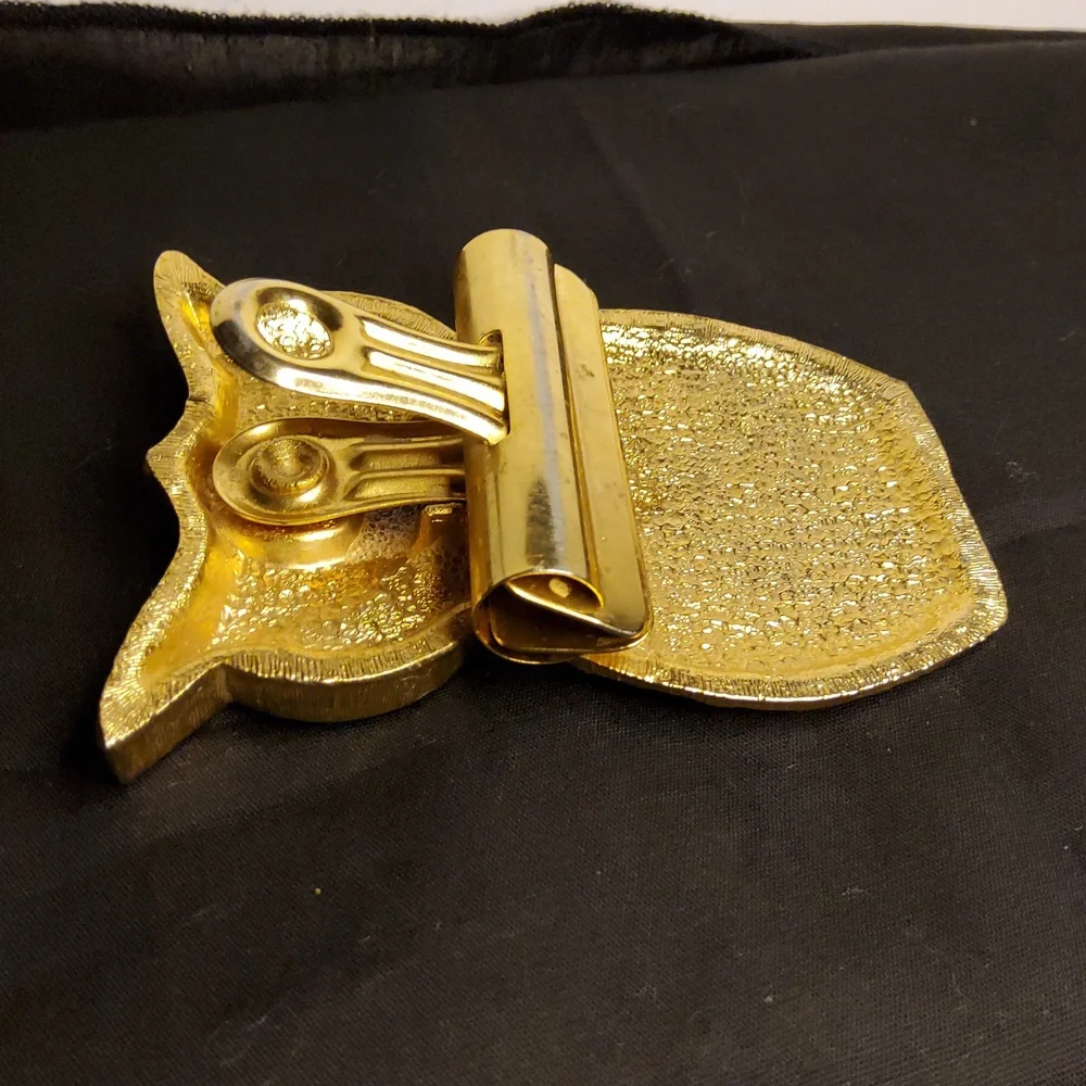 Vintage Textured Owl Paper Clip.
